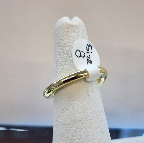 NEW Sterling Silver 925 Nail Ring - Picture 3 of 5